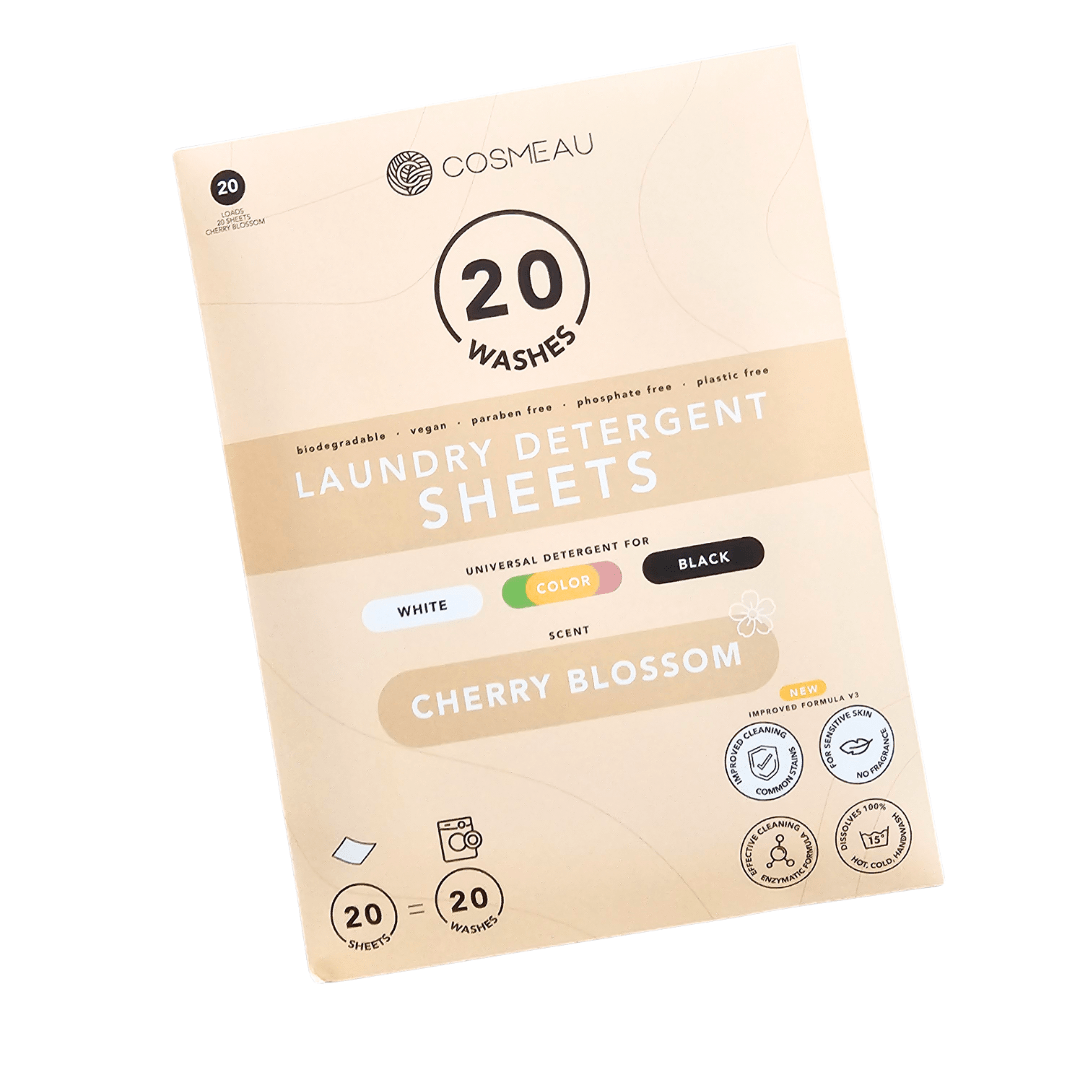 Villem Cosmeau Pesulehed Cherry Blossom 120 pesu = 60 lehte Bamboozy