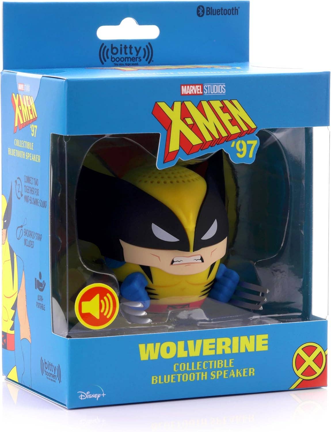 Villem Bitty Boomers mini Bluetooth-kõlar – Marvel X-Men Wolverine Bitty Boomers