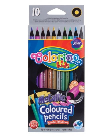 Villem Colorino metallic värvipliiatsid 10tk Colorino