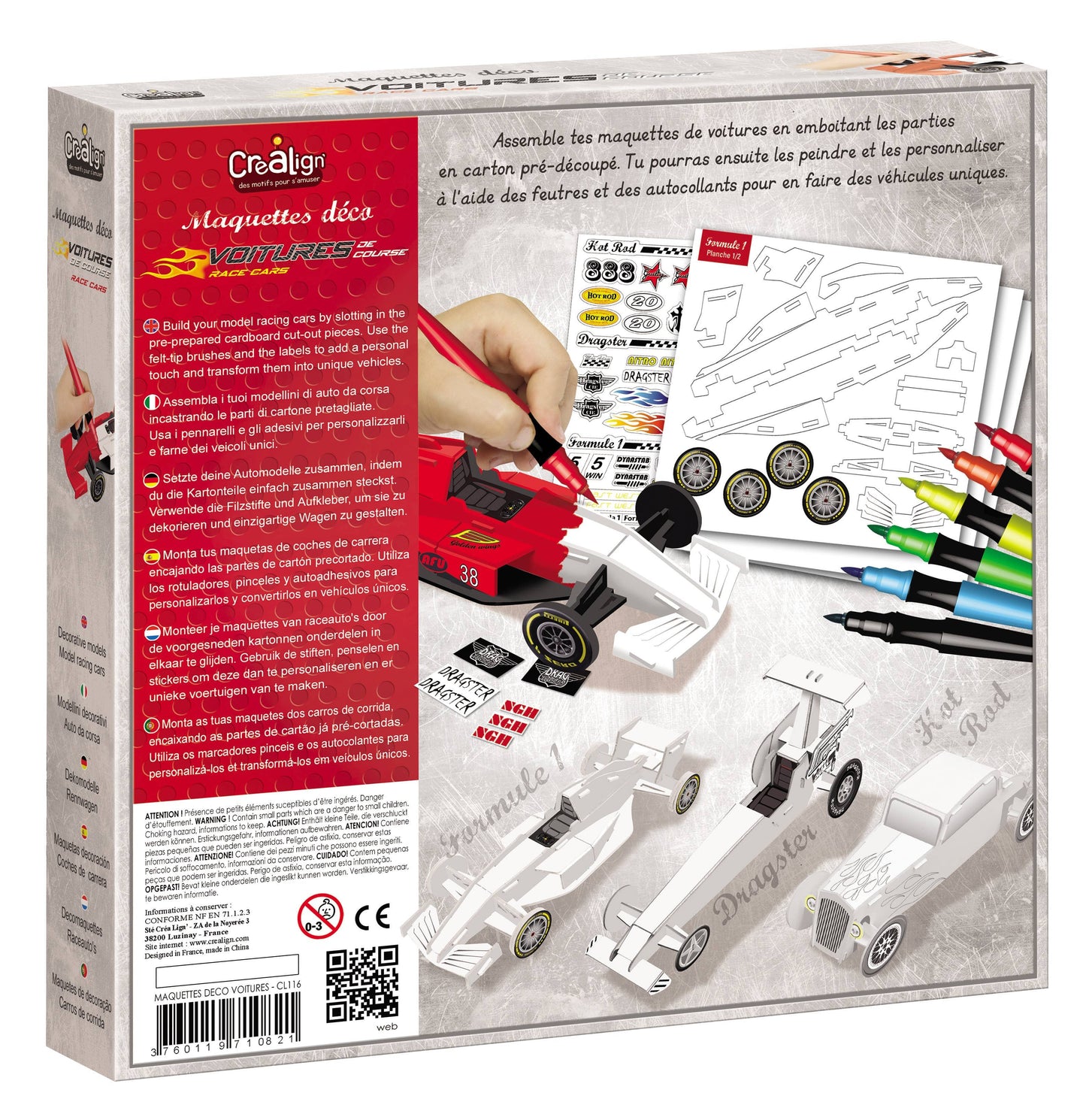 Villem Deco models “Racing cars” Créa Lign'