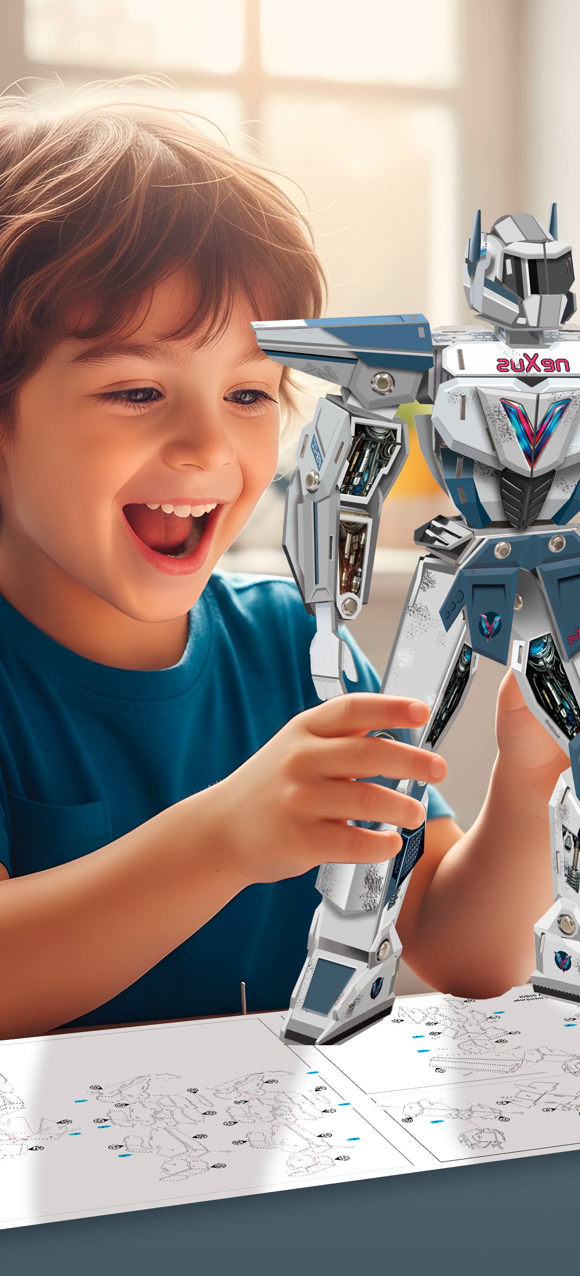 Villem Giant robot model Créa Lign'