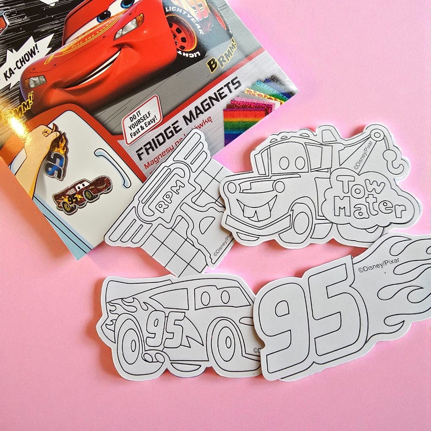 Villem Tee ise! DISNEY magnetikomplekt 4tk - Cars Disney