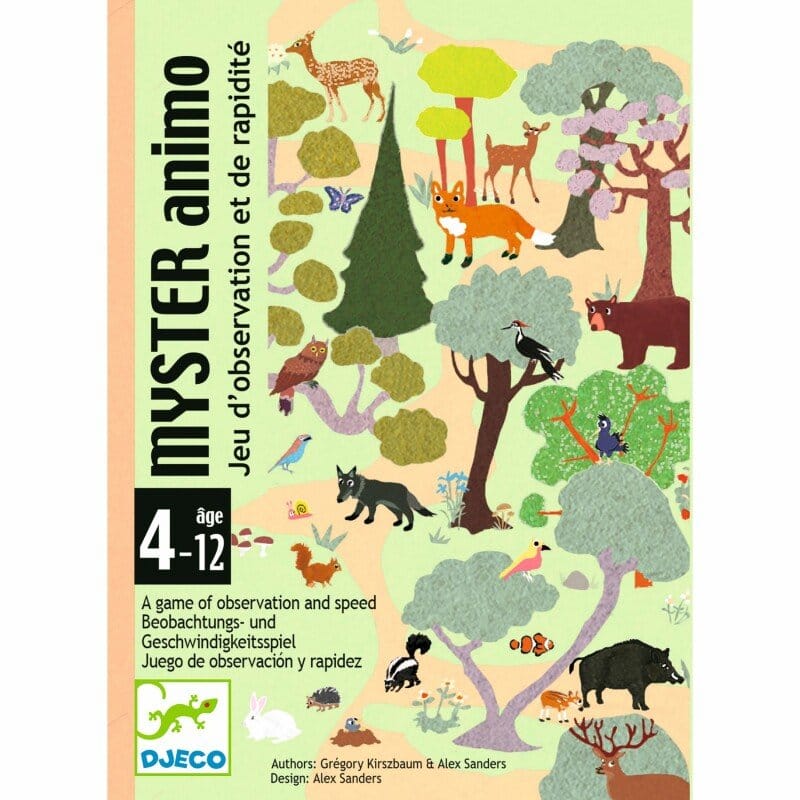 Villem DJECO kaardimäng Myster Animo Djeco