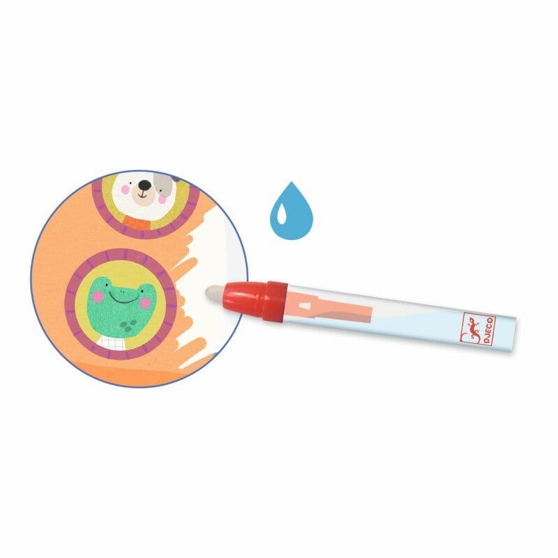 Villem DJECO veega värvitavate piltide komplekt Teel Djeco