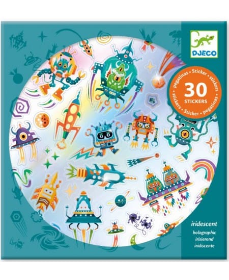 Villem Holograafilised kleebised Galaktikate vahel, 30 tk Djeco