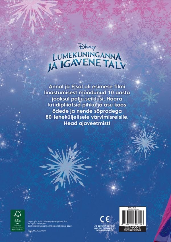 Villem Lumekuninganna ja igavene talv. Suur värviraamat 80lk EGMONT