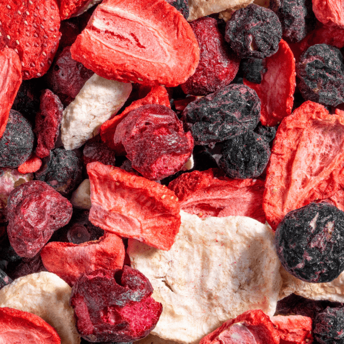 Villem Nutripur Külmkuivatatud puuviljasegu maasika, mustika, hapukirsi ja banaaniga 25g ETTETELLIMINE, TARNE JAANUARIS!