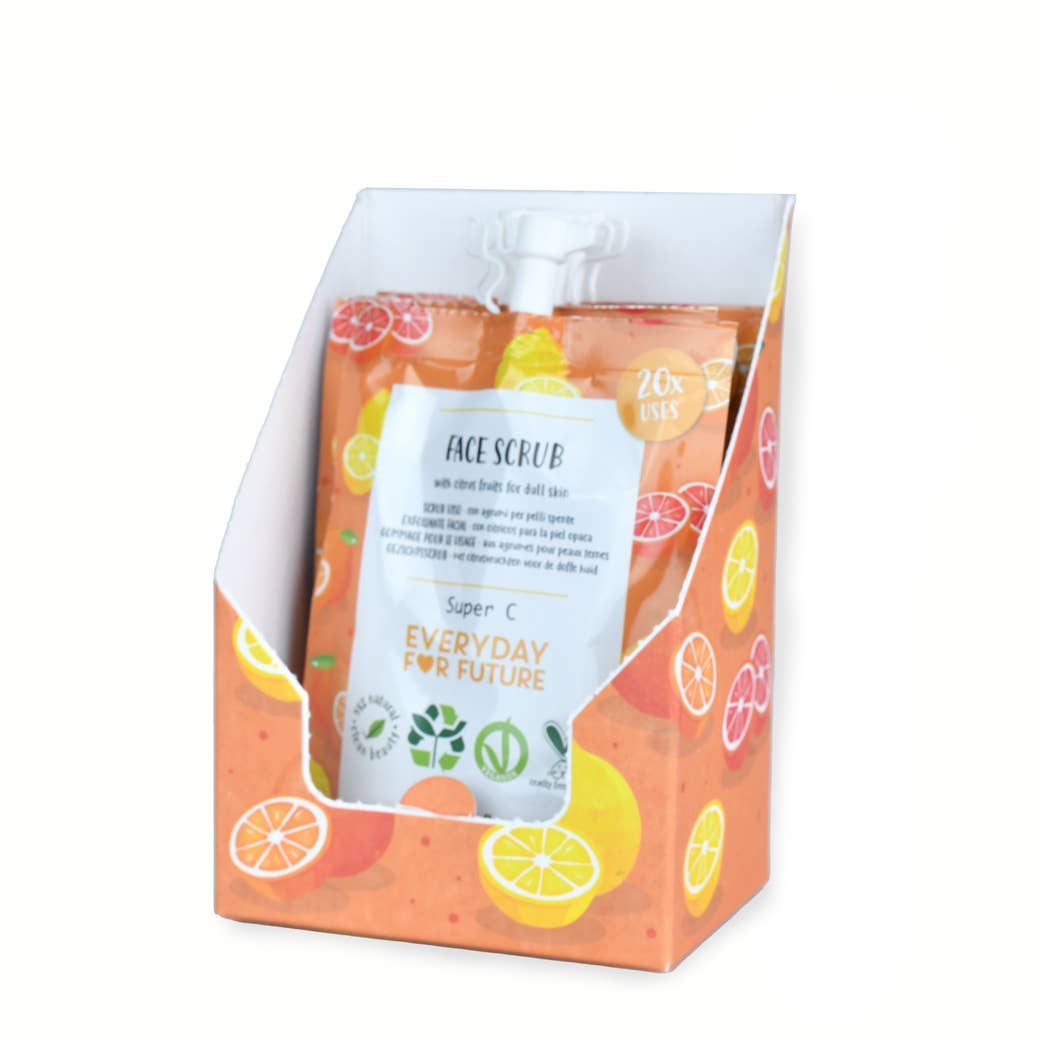 Villem Brightening Face Scrub with Orange and Lime Extract Everyday For Future