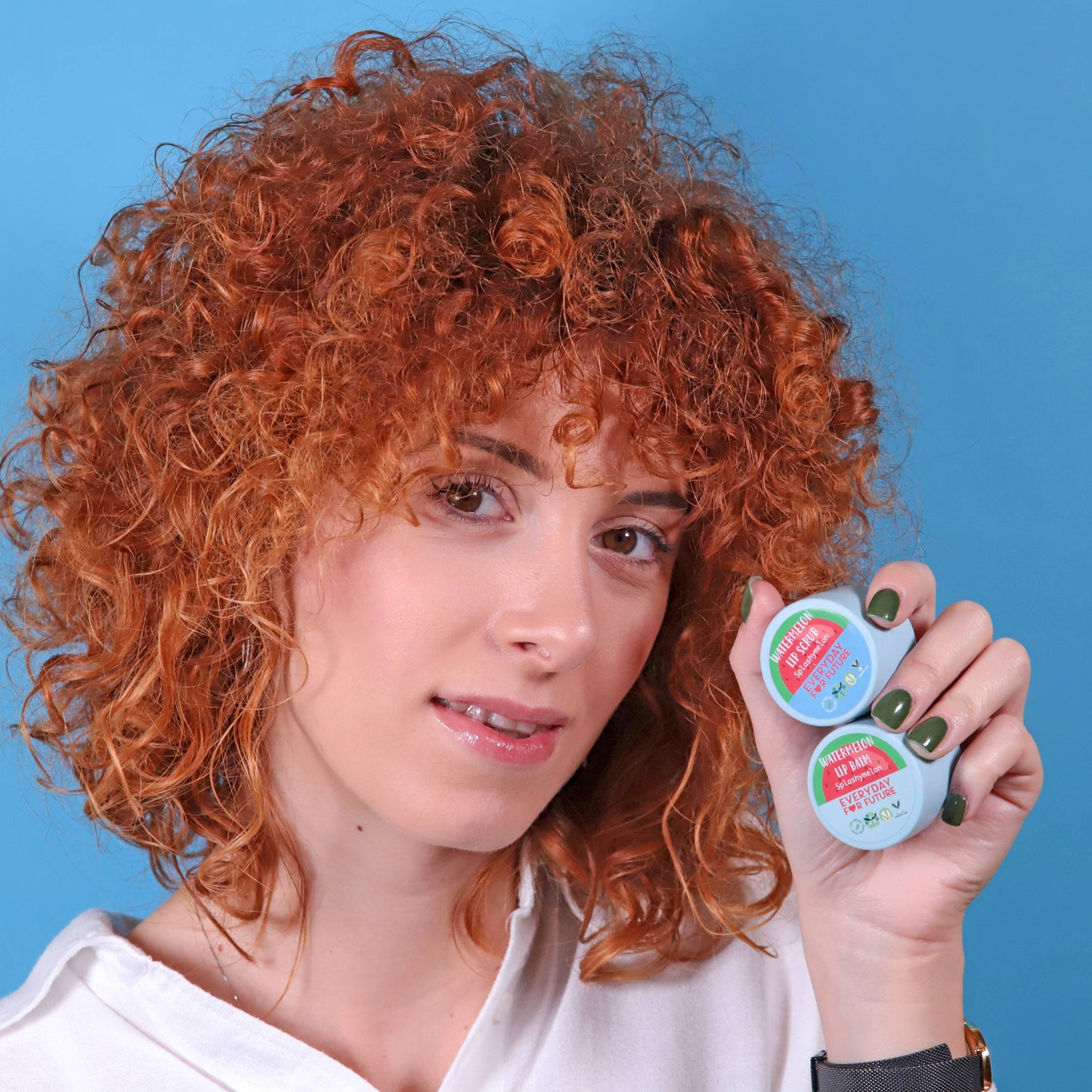 Villem Watermelon huulehoolduskomplekt – huulekoorija ja huulepalsam Everyday For Future