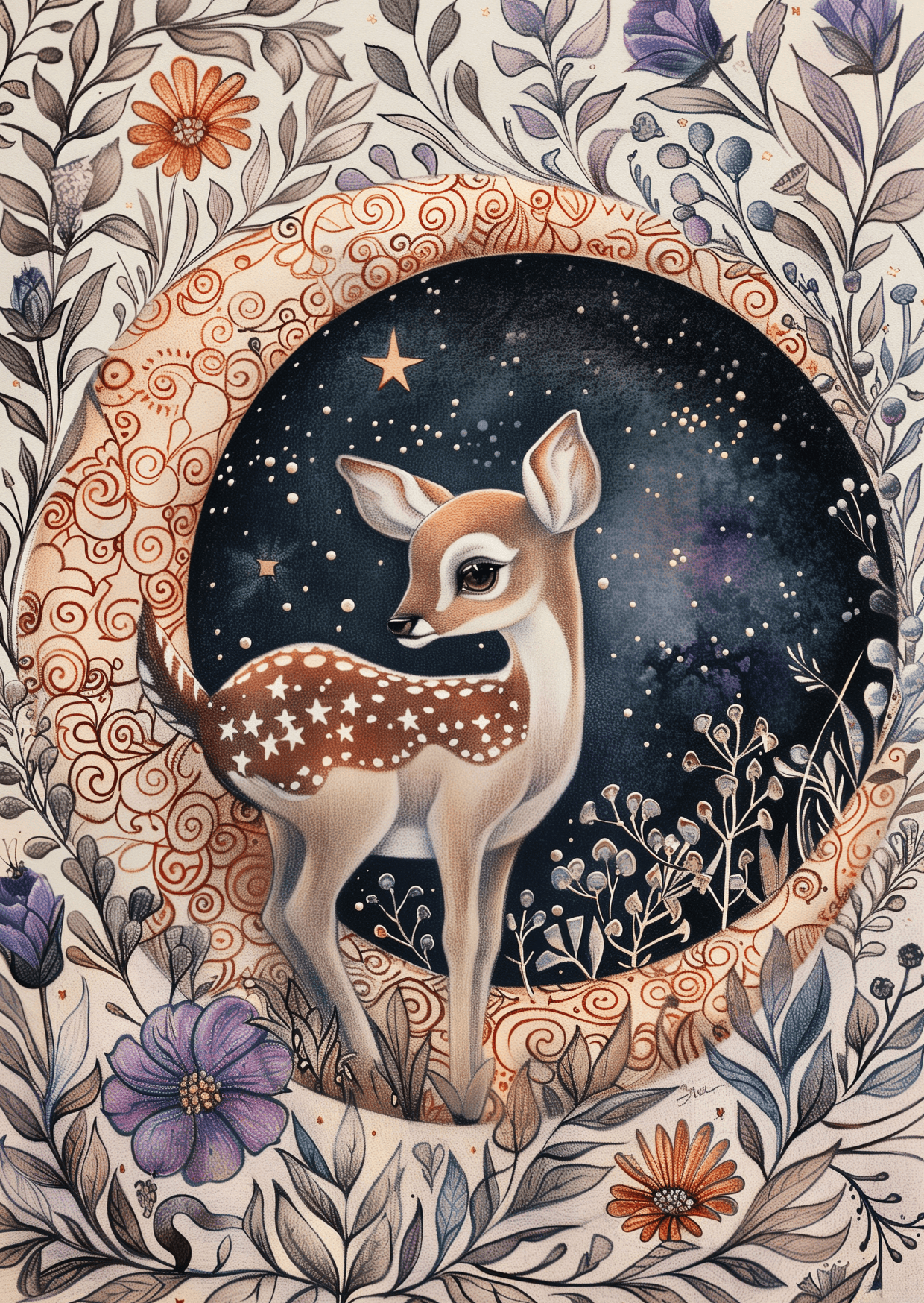 Villem Moon Animals: Deer | Map of Fripperies Fripperies