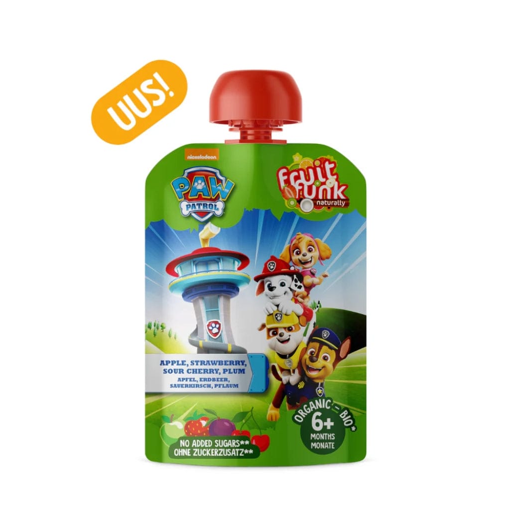 Villem FRUIT PUREE Mahe õuna-maasika-hapukirsi-ploomipüree 90g FruitFunk