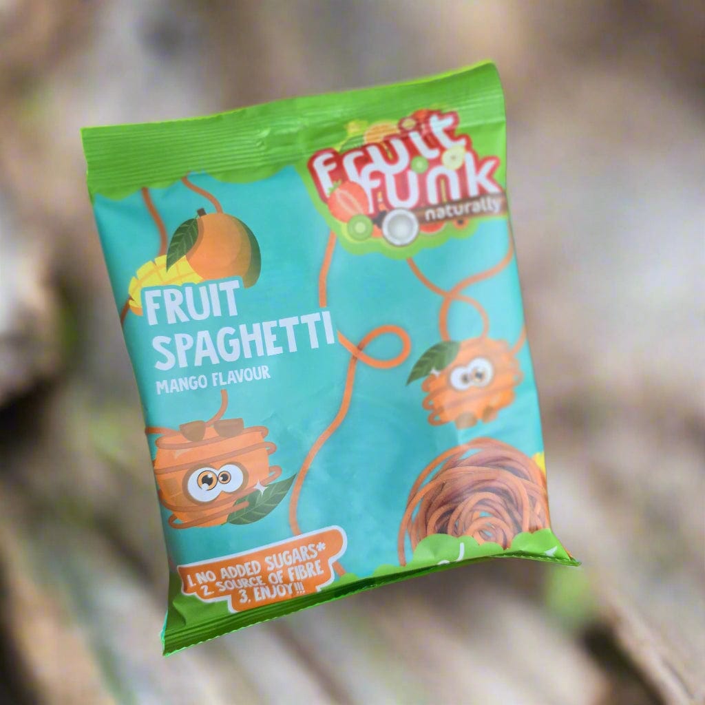 Villem Fruitfunk FRUIT SPAGHETTI Mangomaitselised puuviljanöörid 100g FruitFunk