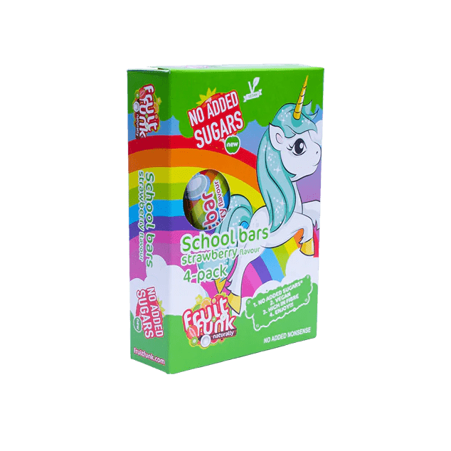 Villem Fruitfunk UNICORN Schoolbar 4x20g Maasika puuviljabatoon FruitFunk