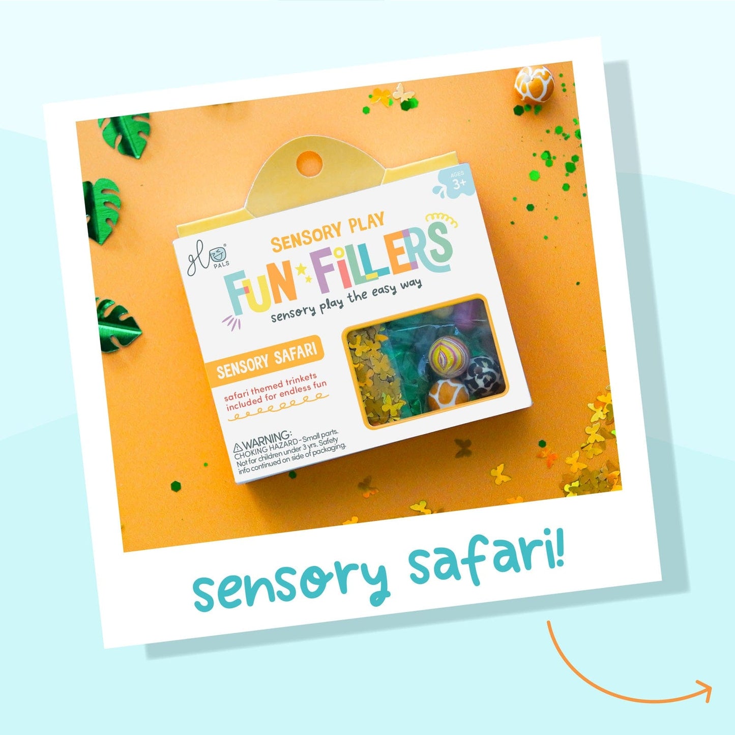 Villem Glo Pals sensoorsed purgi täidised- SAFARI Fun Fillers Glo Pals