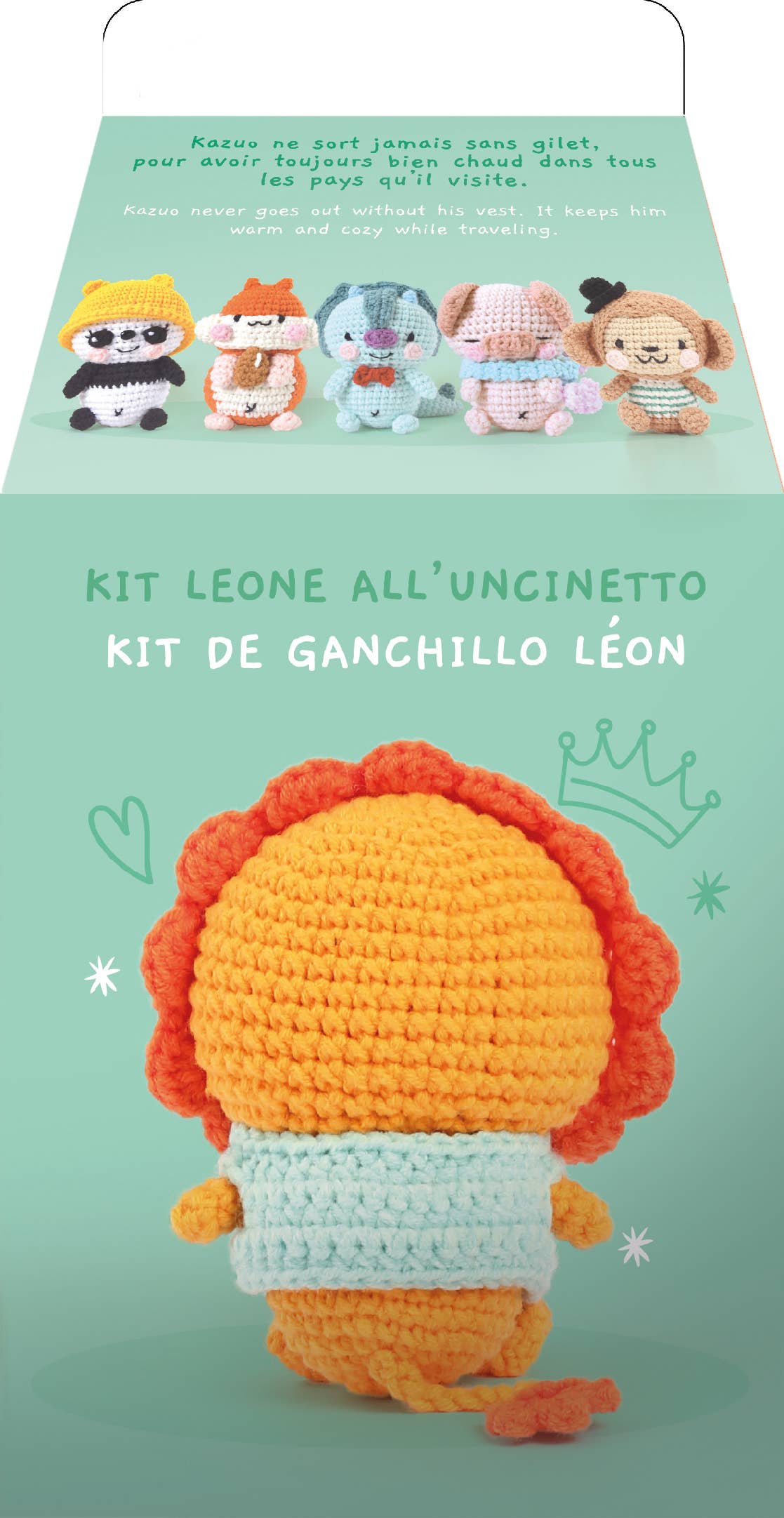 Villem Graine Créative Amigurumi heegeldamisekomplekt- Lõvi Graine Créative