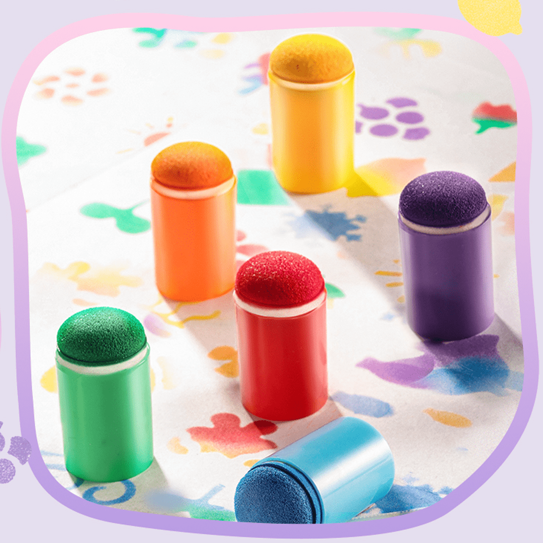 Villem Jarmelo näpuvärvide tegelusraamat templitega Jarmelo