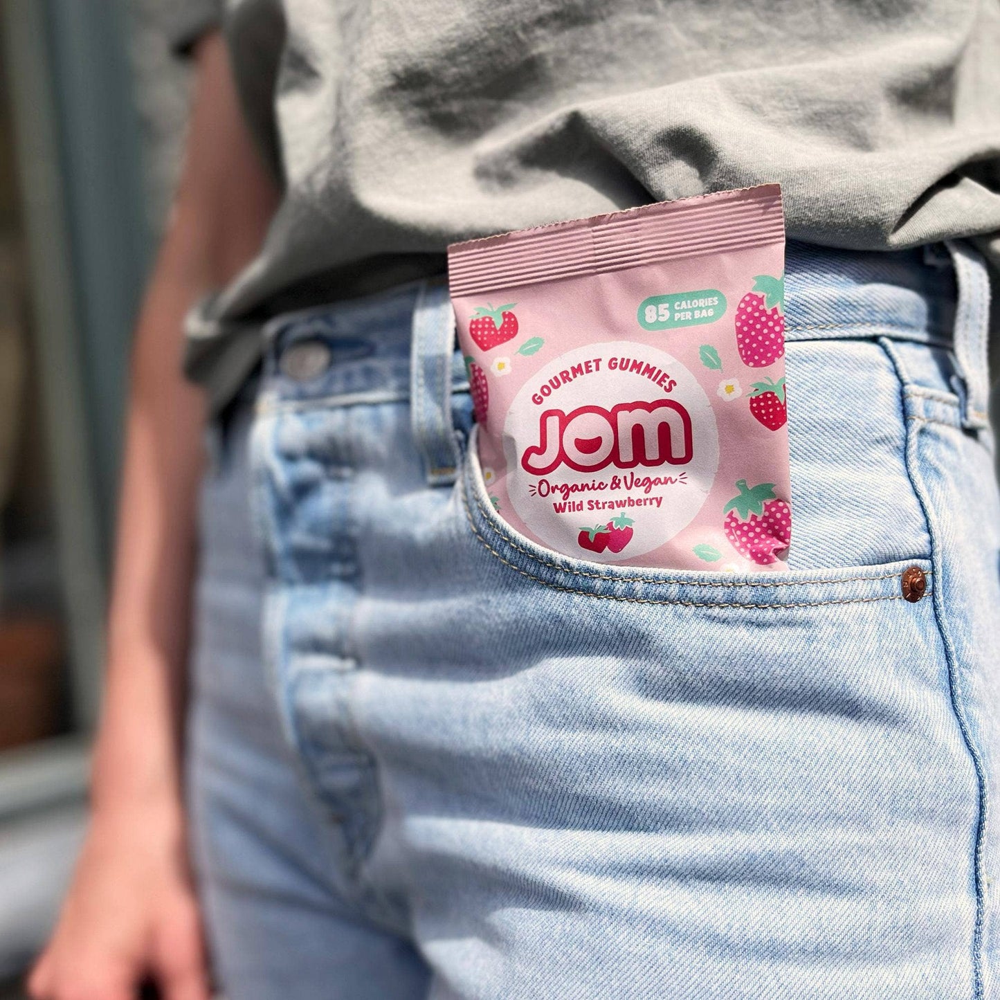 Villem Organic & Vegan Snack Pack - Wild Strawberry Gummies JOM