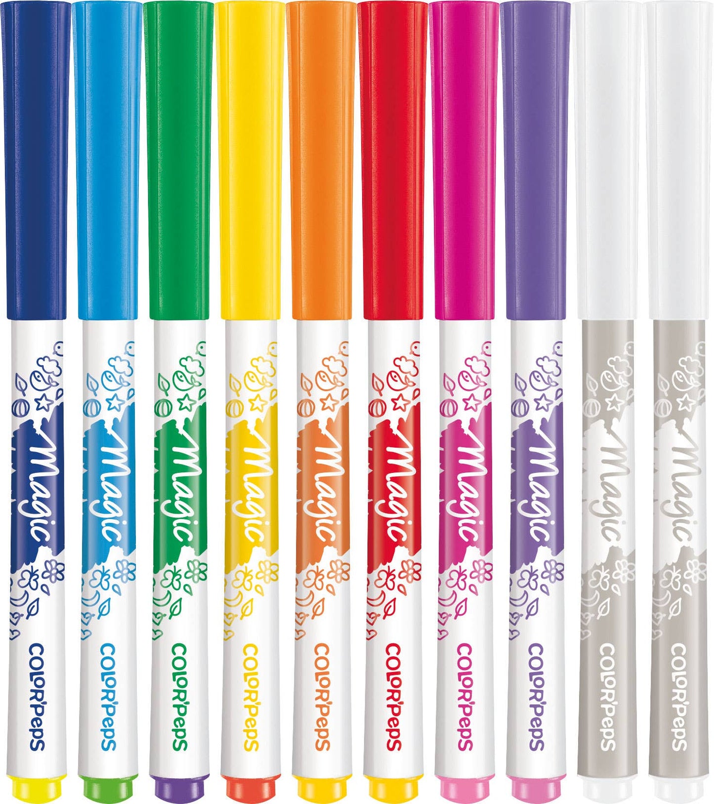 Villem MAPED Color'Peps Magic värvimuutvad viltpliiatsid lastele 10+2tk Maped