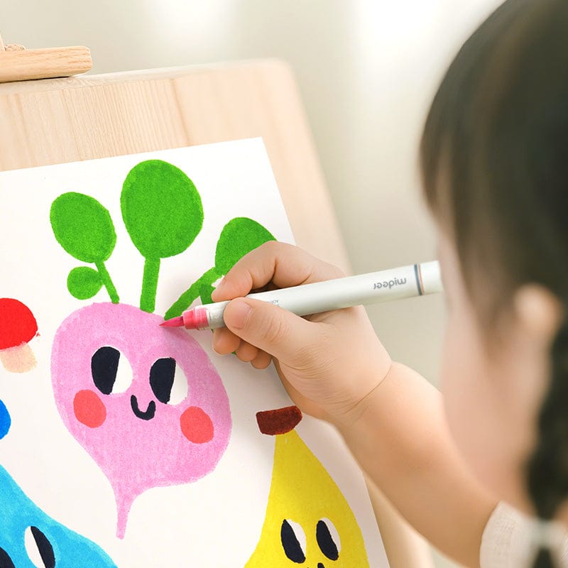 Villem MIDEER akrüülmarkerid kahevärvilised 32 tooni Mideer