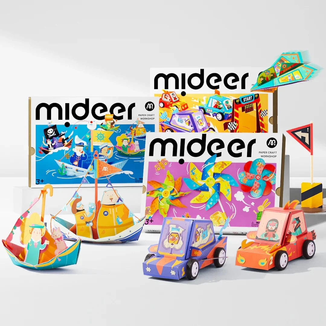 Villem MIDEER paberist meisterdamiskomplekt Sõidukid Mideer