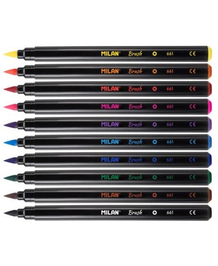 Villem MILAN Pincel Brush, 10 värvi Milan