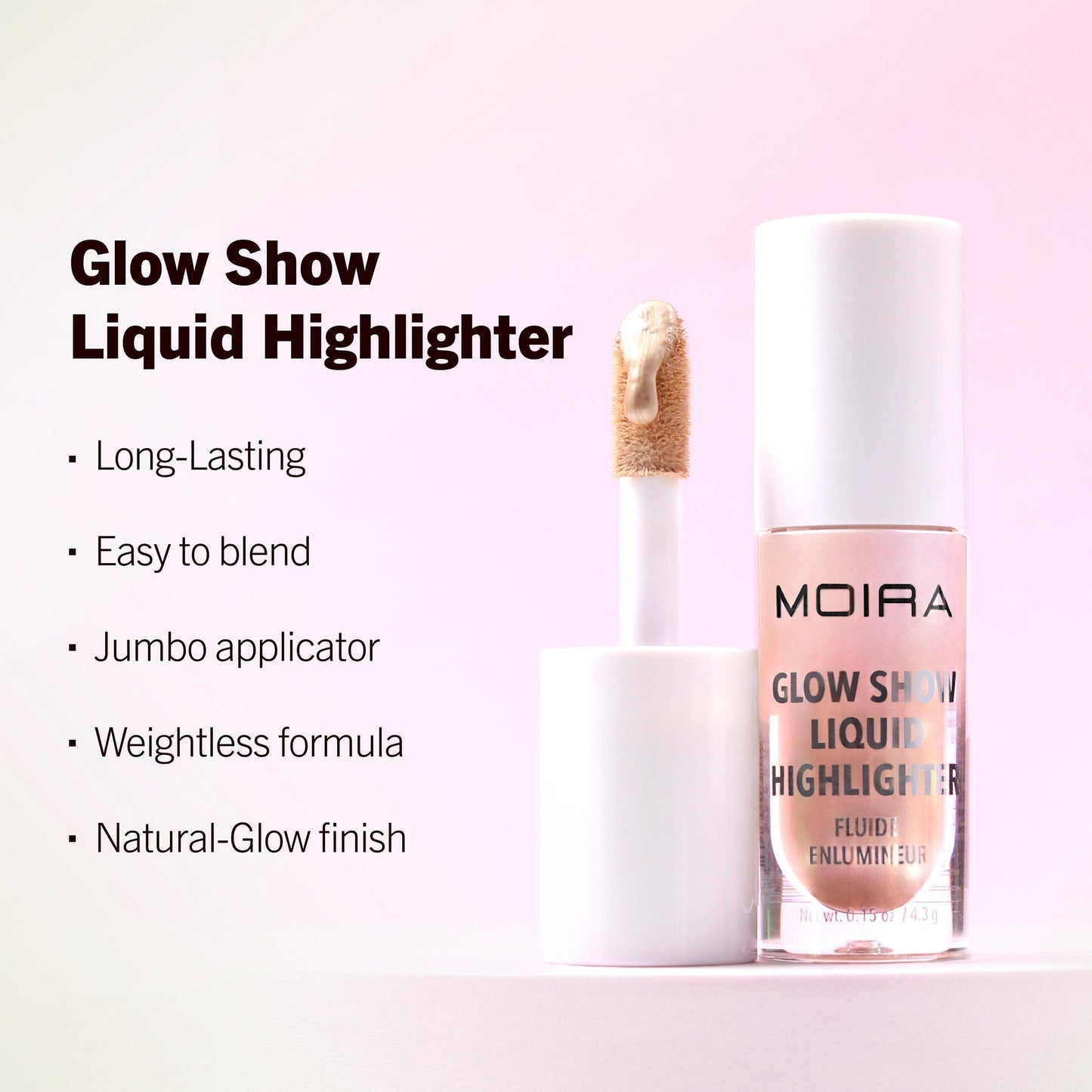 Villem MOIRA Glow Show Liquid Highlighter 003 Champagne Delight MOIRA