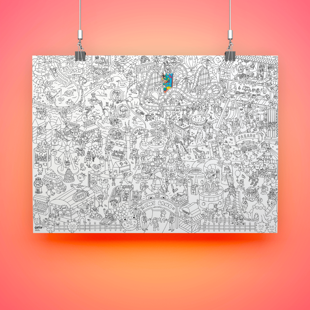 Villem Fun park - Giant poster OMY