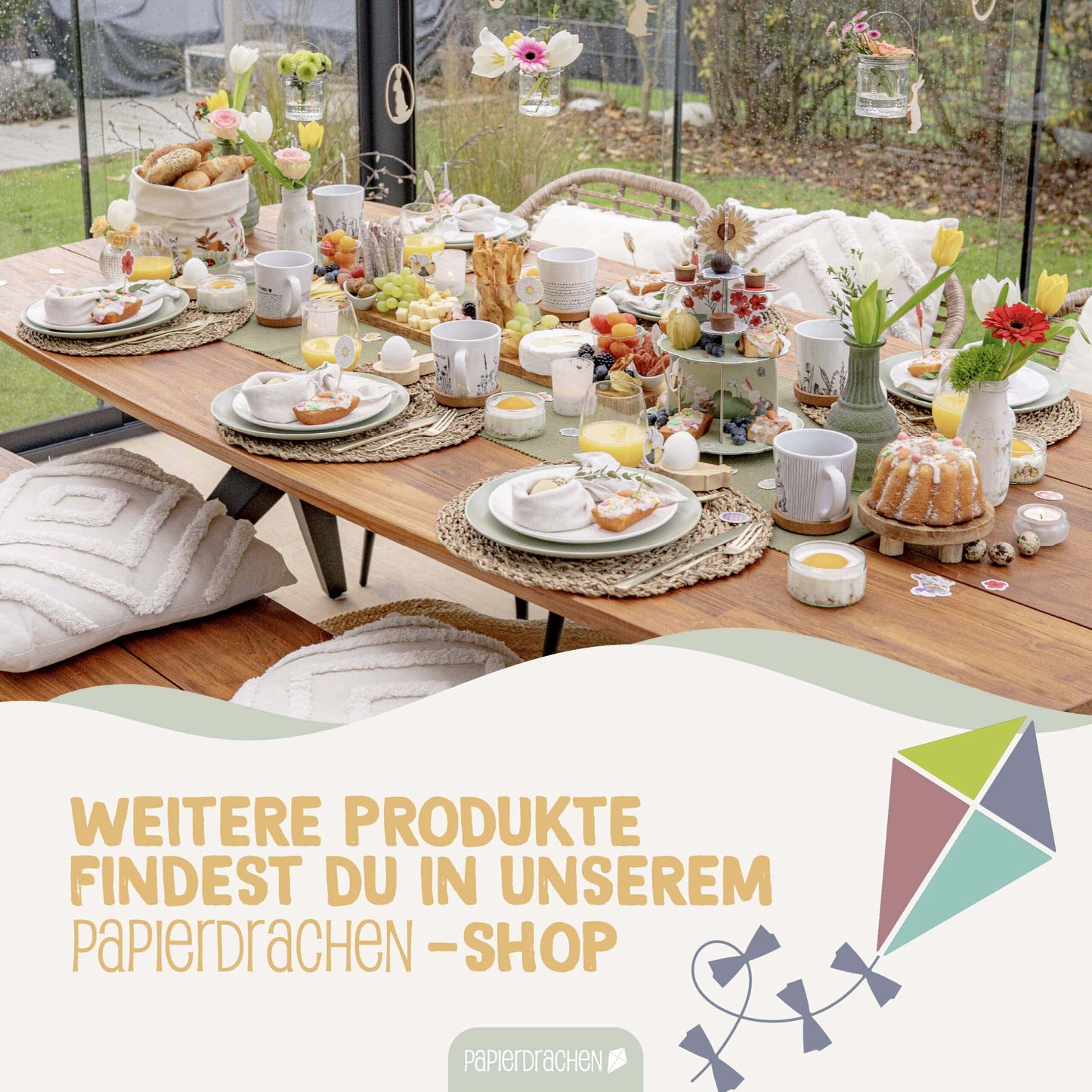 Villem Paper Kite DIY Growing Kit Spring Garden for Painting Papierdrachen