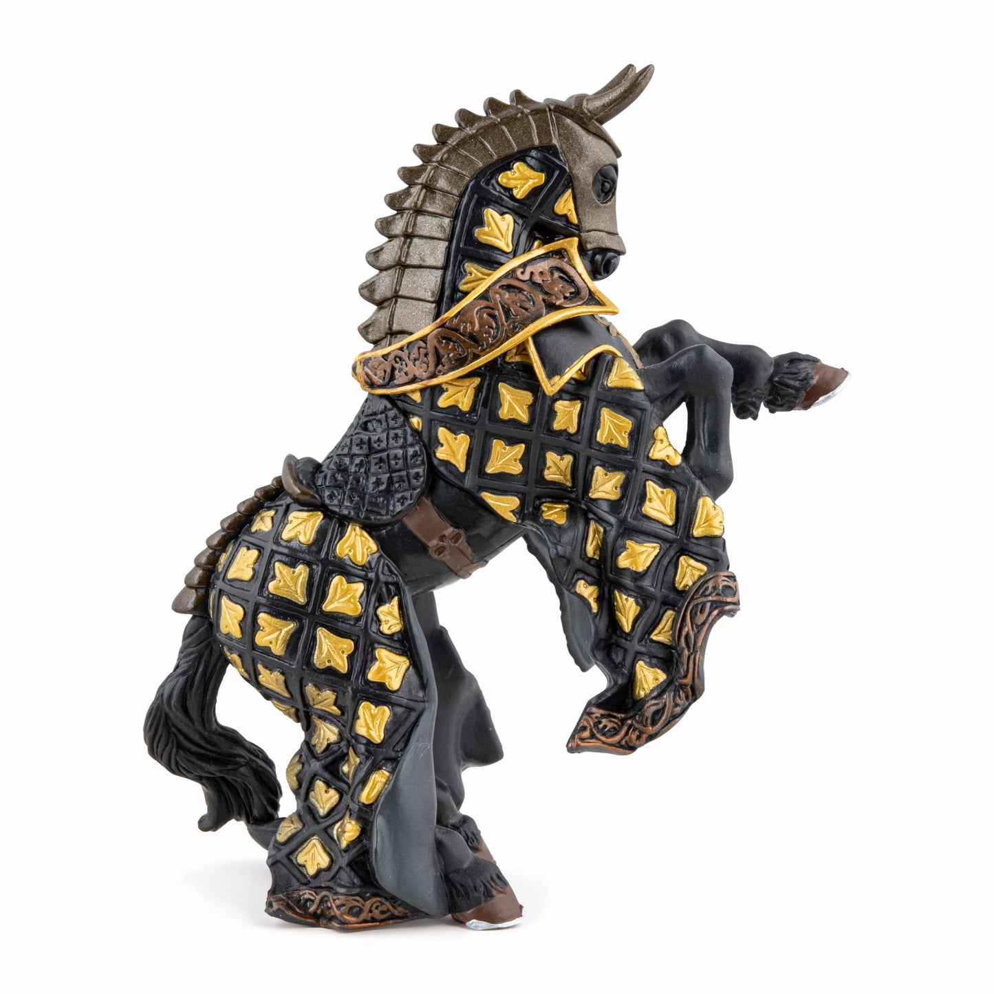 Villem Horse figurine of the Master-at-Arms, crest: bull Papo