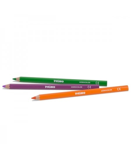 Villem PRIMO jumbo värvipliiatsid 12 värvi PRIMO