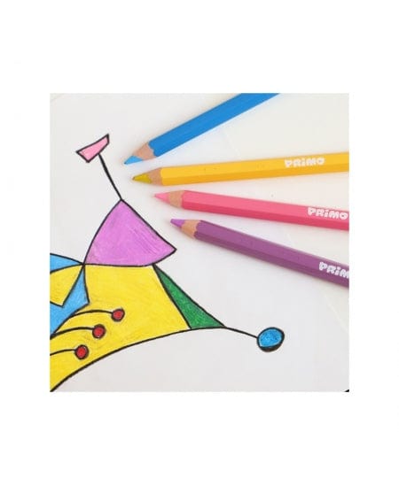 Villem PRIMO kolmnurksed värvipliiatsid, 12 värvi PRIMO