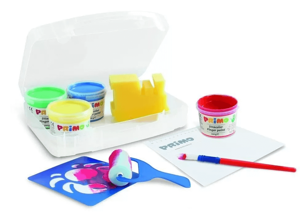 Villem PRIMO Näpuvärvid kohvris aksessuaaridega 4x100g PRIMO