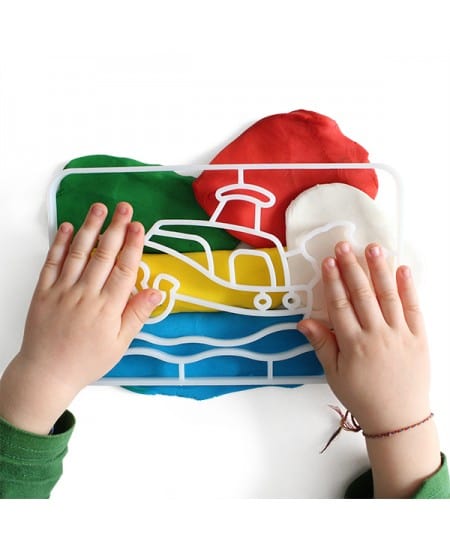 Villem PRIMO voolimismassi laevakomplekt tarvikutega, 5 värvi PRIMO