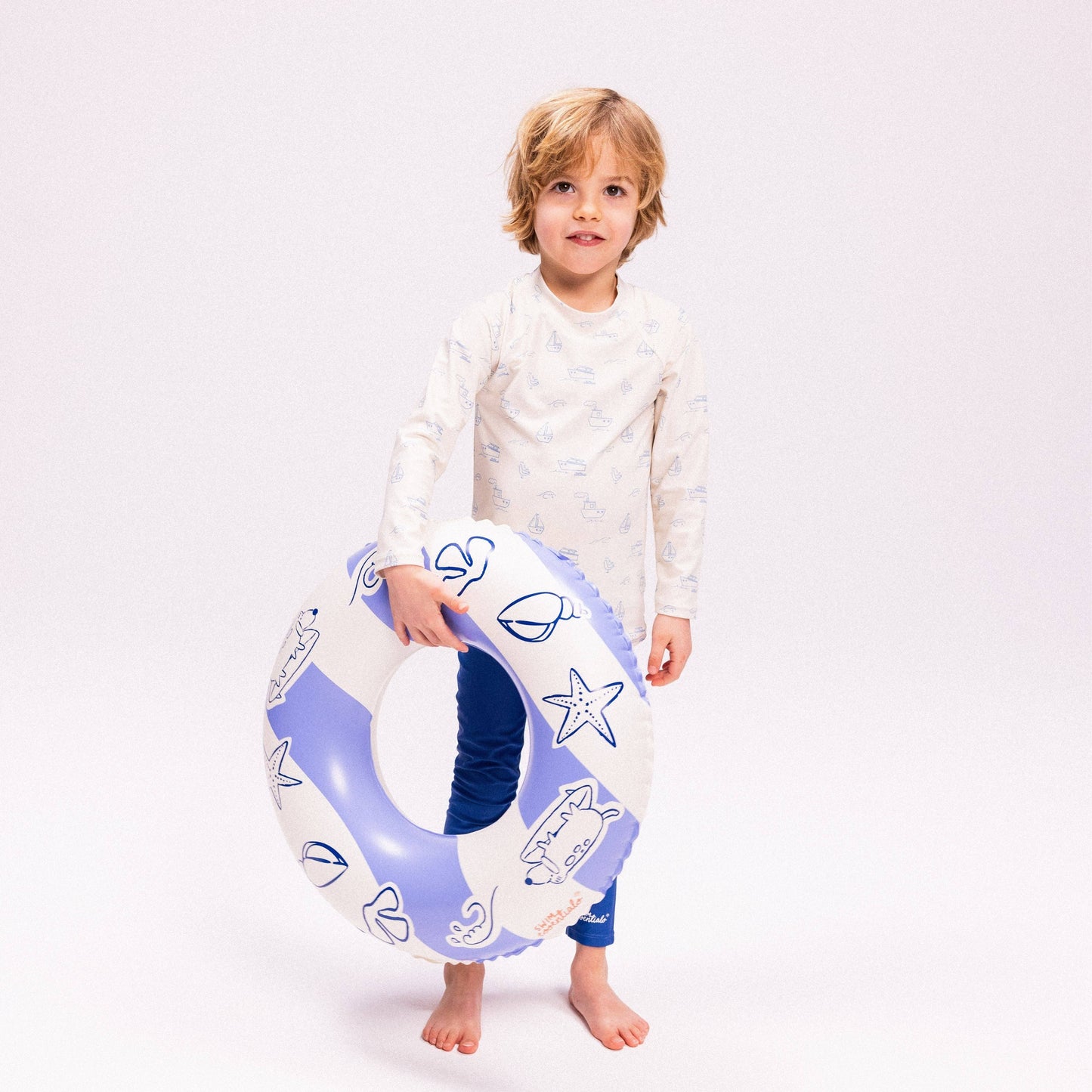 Villem Swim Ring - Blue - Surfer - Ø 55 cm Swim Essentials