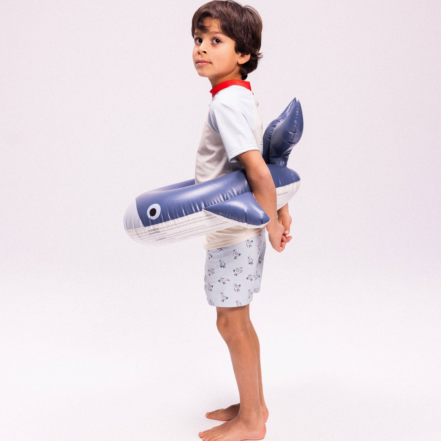 Villem Swim Ring - Whale - Blue - Walter Whale - Ø 55 cm Swim Essentials
