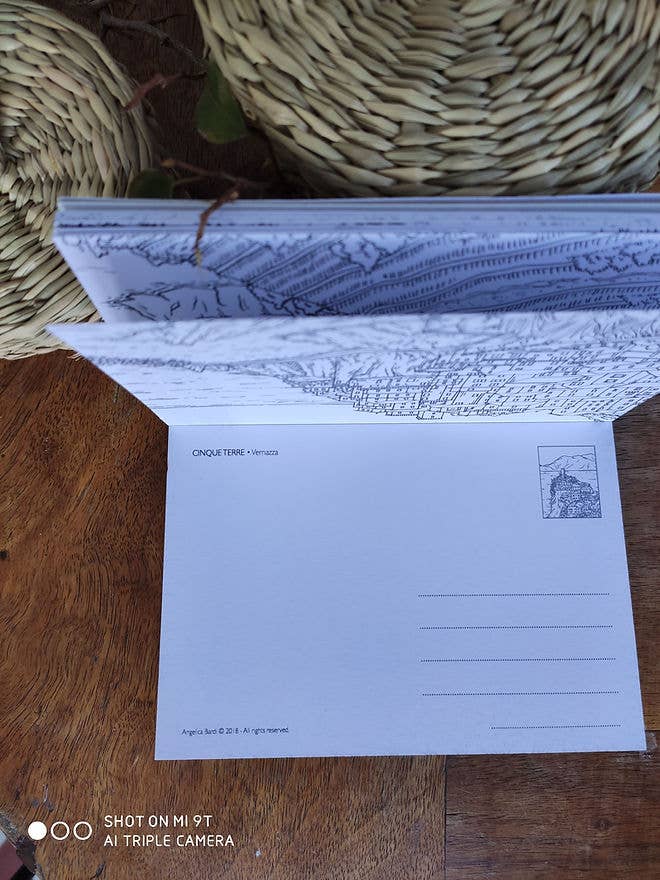 Villem Cinque Terre – postkaartide värviraamat (itaalia-inglise väljaanne) Toscana Book