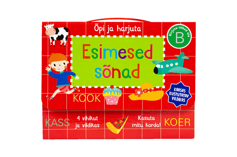 Villem Õpi ja harjuta. Esimesed sõnad. Mängukohver Villem.ee