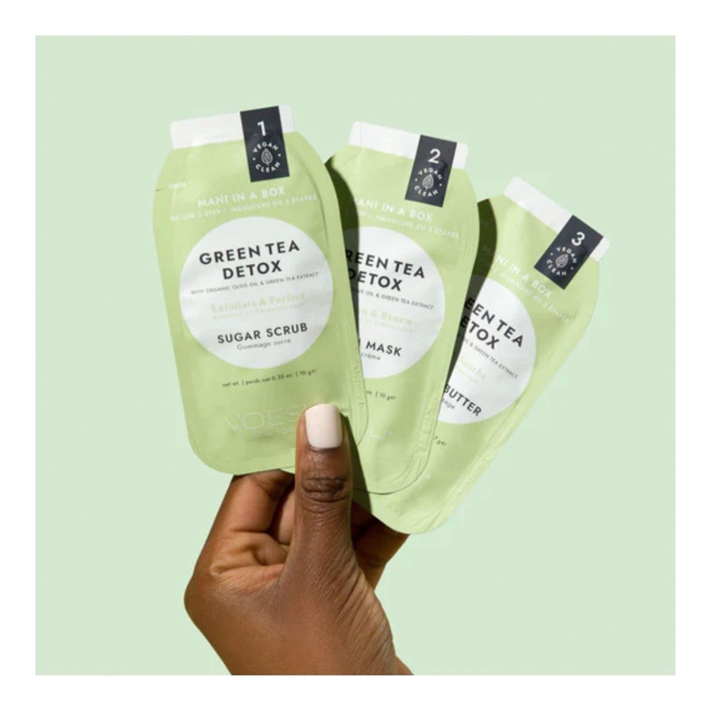 Villem Mani In a Box – Green Tea Detox 3in1 hoolitsus VOESH
