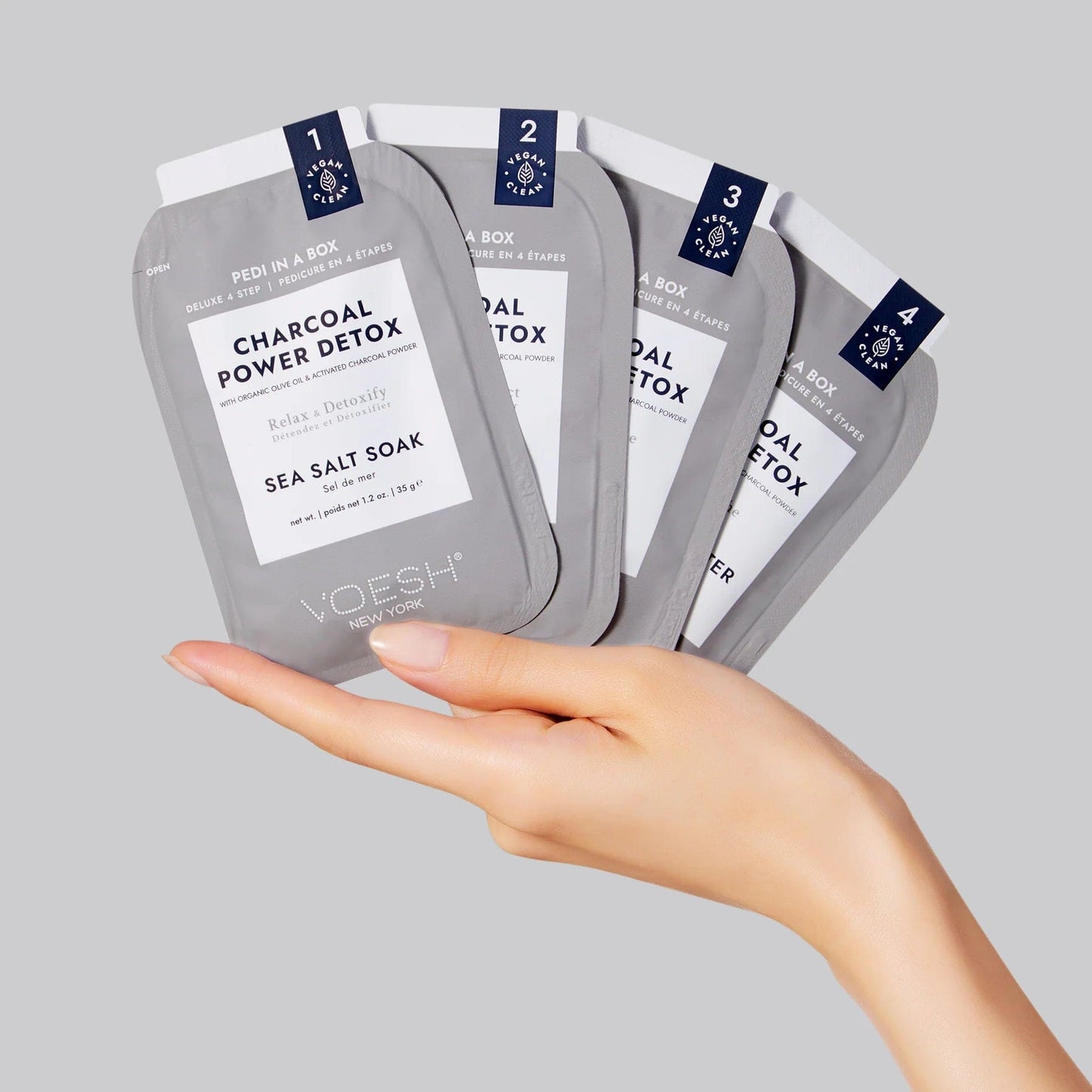 Villem Pedi In a Box – Charcoal Power Detox 4in1 hoolitsus VOESH