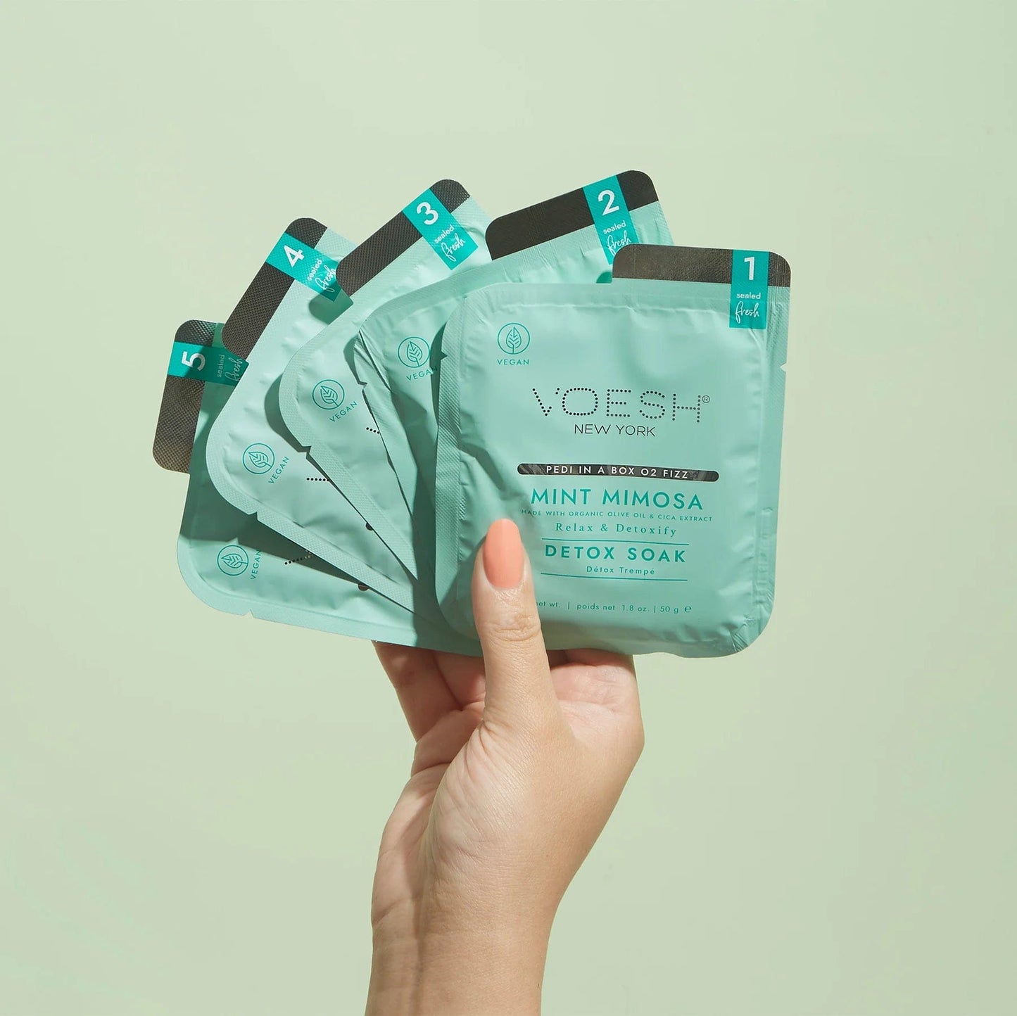 Villem Pedi In a Box – Mint Mimosa 5in1 värskendav hoolitsus VOESH