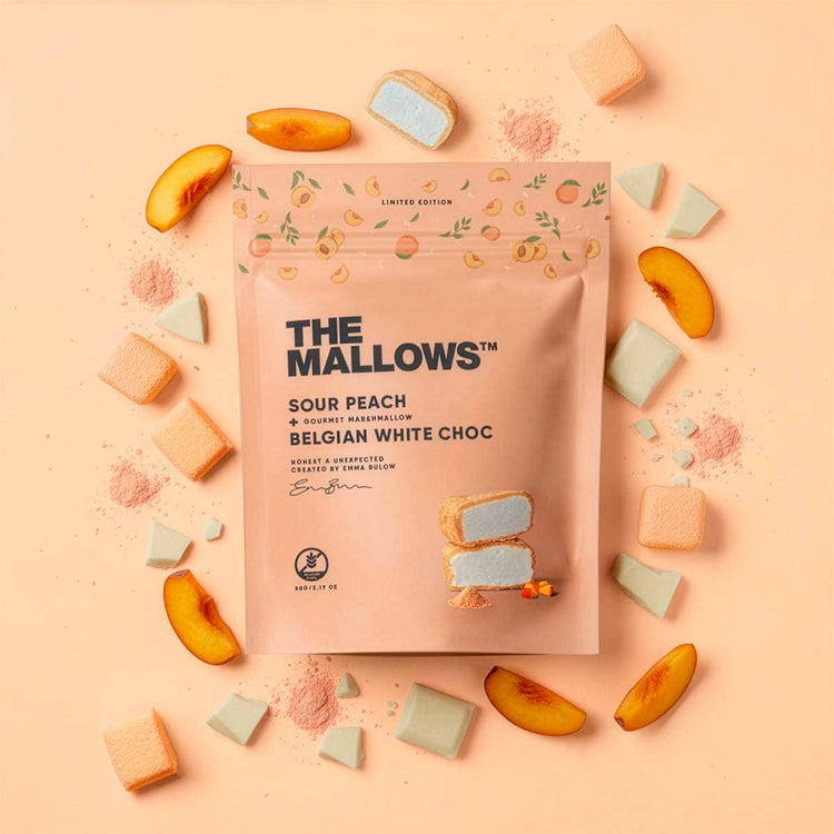 Villem SOUR PEACH + BELGIAN WHITE CHOCOLATE The Mallows