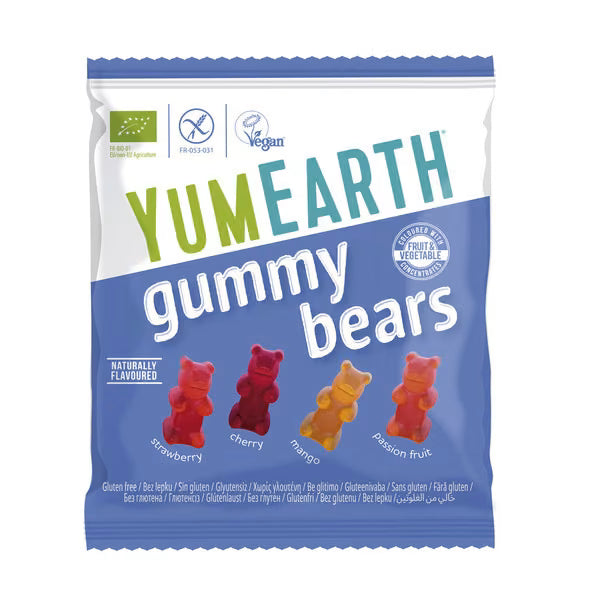 YumEarth mahedad vegan kummikarukesed, 10 × 19,8 g