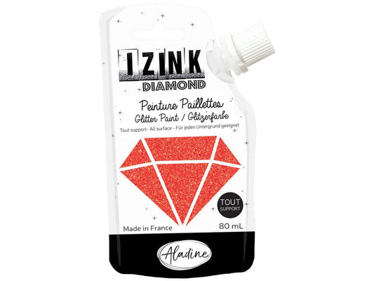 Villem Universaalne glittervärv Aladine Izink Diamond 80ml - Red Aladine