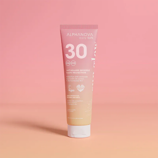 Villem ALPHANOVA DAILY SUN SPF30 veekindel päikesekreem vaarikaseemne ja jojobaõliga monoi lõhnaga, 150 ML ALPHANOVA