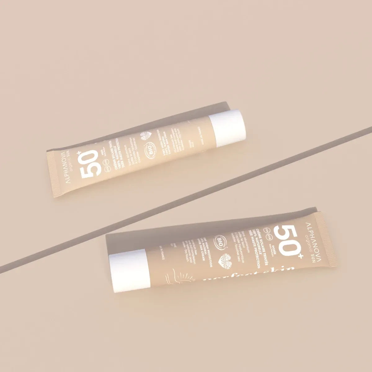 Villem ALPHANOVA lõhnavaba tooniv päikesekreem SPF50+ Nude – 40 g ALPHANOVA