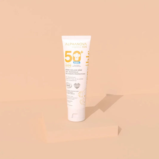 Villem ALPHANOVA orgaaniline beebi päikesekreem SPF50+ – lõhnavaba 50 g ALPHANOVA