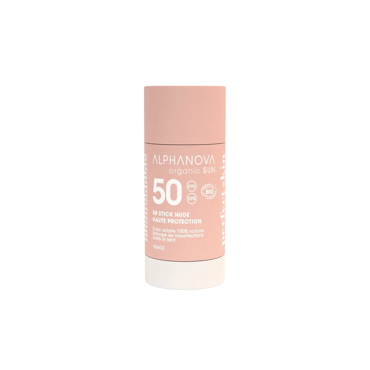Villem ALPHANOVA SUN BB Stick Nude SPF50 – tooniv päikesekaitsepulk näole 15g ALPHANOVA