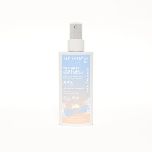 Villem ALPHANOVA SUN orgaaniline nahka rahustav päevitusjärgne sprei Aloe veraga ja jahutava mündiõieveega, 125 ml ALPHANOVA