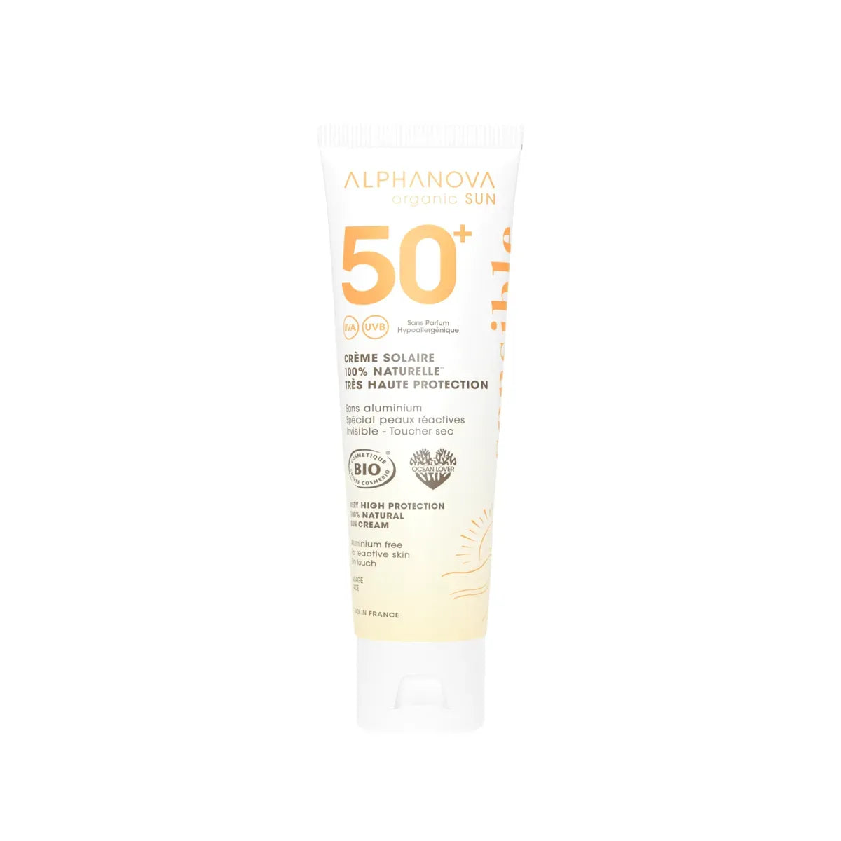 Villem ALPHANOVA Sun Sensitive SPF50+ lõhnatu näokreem tundlikule nahale – 50 g ALPHANOVA