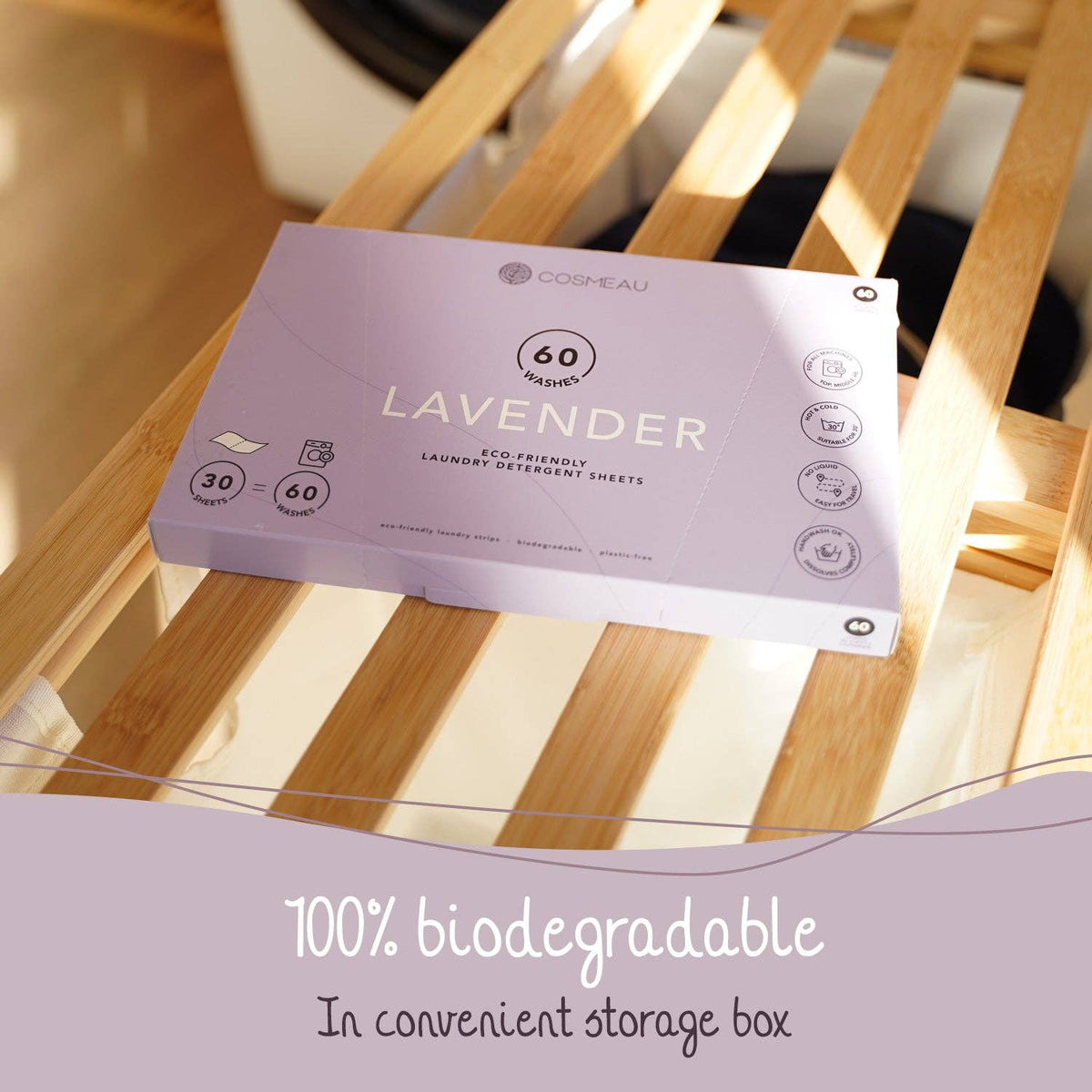 Cosmeau pesulehed Lavender, 120 pesu